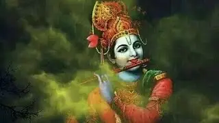 Relaxing Nature Ambiance with Hare Krishna Theme  Flute Music//Stress Relief Music//Meditation,yoga!