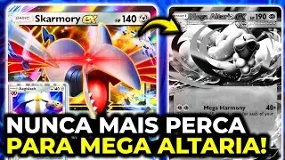 MEGA ALTARIA n&atilde;o tem CHANCE contra esse DECK de SKARMORY EX! - POKEMON TCG POCKET