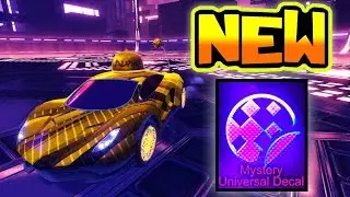 NEW ROCKET LEAGUE MYSTERY DECAL!!!!!! Showcase!!