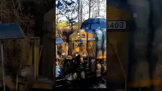 CSX 1967 seaboard coast line heritage unit in Lagrange ga