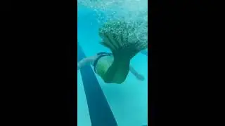 First Swim w/ Finfolk Productions Fabric Tail