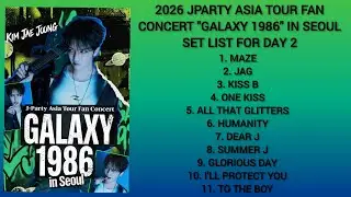 KIM JAE JOONG - ジェジュン 01-25-2026 JPARTY FAN CONCERT IN SEOUL - PERFORMANCE
