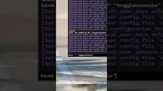 Как забиндить консоль на одну букву? #cs2