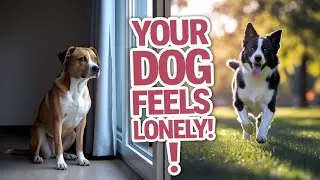 9 SIGNS Your Dog Feels LONELY (And How to Help!)