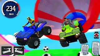 ATV Quads Bike Stunts Racing 3D - Quads Bike Superhero Driving Simulator - Android GamePlay