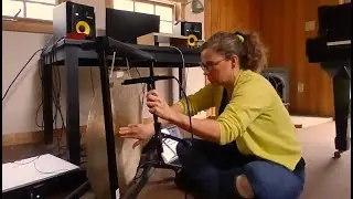Improv at I-Park: Gong with Tactile Transducer