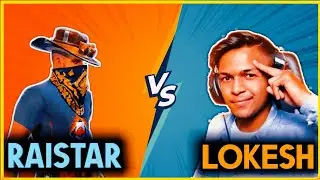 Raistar Vs Lokesh Gamer || Lokesh Gamer Vs Raistar || raistar || Lokesh Gamer || custom 1vs1 || FF