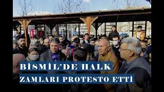Bismil'de Vatandaşlar Yüksek Elektrik Faturalarını Protesto Ettiler