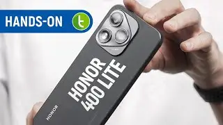 HONOR 400 LITE quer ser o IPHONE do POV&Atilde;O com BOT&Atilde;O de C&Acirc;MERA e mais | Hands-On