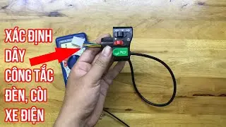 Xác định dây cho công tắc xe đạp điện - Xe Hải Đăng