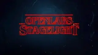 Stranger Things Intro with Stagelight by Open Labs