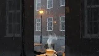 Rain on the Window | Cozy London Coffee Shop with Lofi Jazz