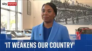 Donald Trump 'is right on the Chagos deal', says Kemi Badenoch