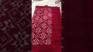 Exclusive Pochampally double ikkat telia rumal mercerised cotton sarees with running blouse