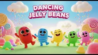 Dancing Jelly Beans 🍬💃 | Fun Kids Cartoon Song | Colors & Dance for Kids