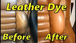 How to Dye Leather car seats with perfect color match