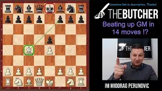 SMASHED GM in 14 Moves! Bishops Opening Rules!!