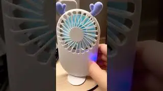 Outdoor Portable Fan Mini Pocket Small Fan Cute Portable Handheld unboxing and reviews
