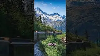 Train Journey Through the Hills &ndash; Peaceful Mountain Vibes | VibeNest #cinematicvideo #sunsetride