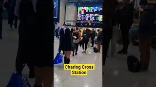Charing Cross Station London. #shortvideo #uk #youtube #shots #viral #shortsfeed #shorts #video