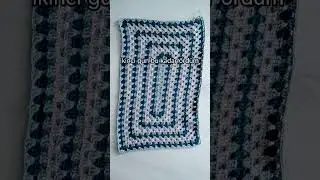tığ işi battaniye motifli ikili trabzan #crochet #electronicmusic