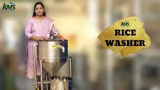 Rice Washer Machine- KMS Industries 9597872888 #kmsindustries #ricewashermachine