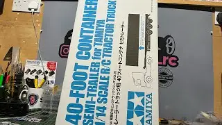 Tamiya 40ft container trailer build part 1