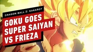 Dragon Ball Z: Kakarot - Goku Goes Super Saiyan vs Frieza Gameplay