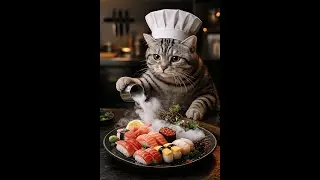 A Cat Chef?! The Dry Ice Plating At the End Is Insane!