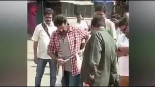 BalaKrishna beats his assistant today at #NBK102 launch