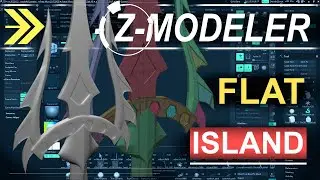 ZBrush - ZModeler Target (Flat-Island)