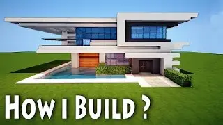 Modern House Tutorial |Minecraft #1