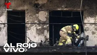 Así quedaron los edificios residenciales incendiados en Valencia, España | Al Rojo Vivo | Telemundo