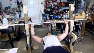 Homemade Bench Press and Squat Rack