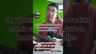 El guitarrista Bastian la canci&oacute;n hey Jude the beatles