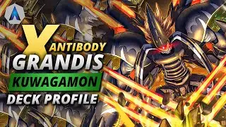 Digimon TCG! TOP TIER!!! GrandisKuwagamon Deck Profile & OTK Combos! (BT9 English Format)