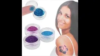 Комплект для блестящих татуировок Shimmer Glitter Tattoo