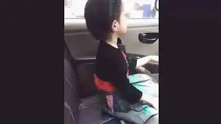 Small kids arguing with her father .very cute small girl fighting with her father