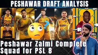 Peshawar Zalmi DRAFT analysis | Peshawar Zalmi PSL 8 all picks | PSL 2023
