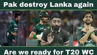 OMG Pak demolished Lanka in first T20 | S Mirza & Abrar Unstoppable | Sahibzada brilliant again