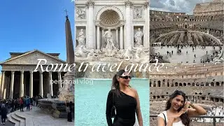 4 day Rome guided tour + Things to do | Personal Vlog 🏛️💕 #rometravel #wheninrome 