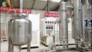 CBD oil production equipment line #pharmacy #distillation #rotovap #shortpath #cbdoils  #cannabis