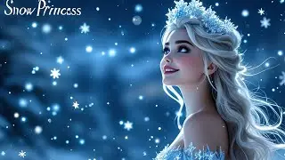 Snow Princess Dancing in the Ice Castle ❄️ | Enchanting Fantasy | Magical Animation AI