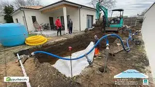 Livraison du Mercredi 1er Mars 2023 d'une piscine mod&egrave;le STAR 5 &agrave; Saint Jean D'Illac (33)