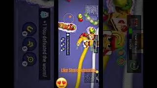 WormZone Mayhem: Unleashing Continuous Thrilling Kills! 🐍💥#wormszoneio #shorts #gamingcommunity