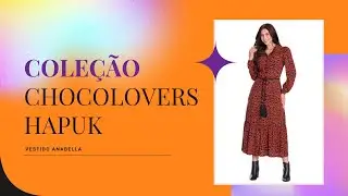 Vestido Hapuk Anabella - Cole&ccedil;&atilde;o Chocolovers - Mardani Modas