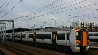 387103 & 387108 departing Cambridge | 21/01/2017