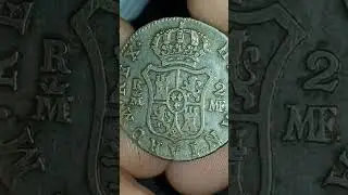 SPANISH SILVER Two reales AKA Head pisterine 