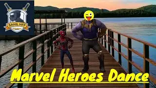 Marvel & DC Heroes dance || Spiderman || Thanos || Batman ||