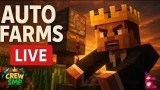 |DAY 18| Making Automatic Farms in Crew SMP | #schoolsmp | part 20| Road to 1000 Subscribers|